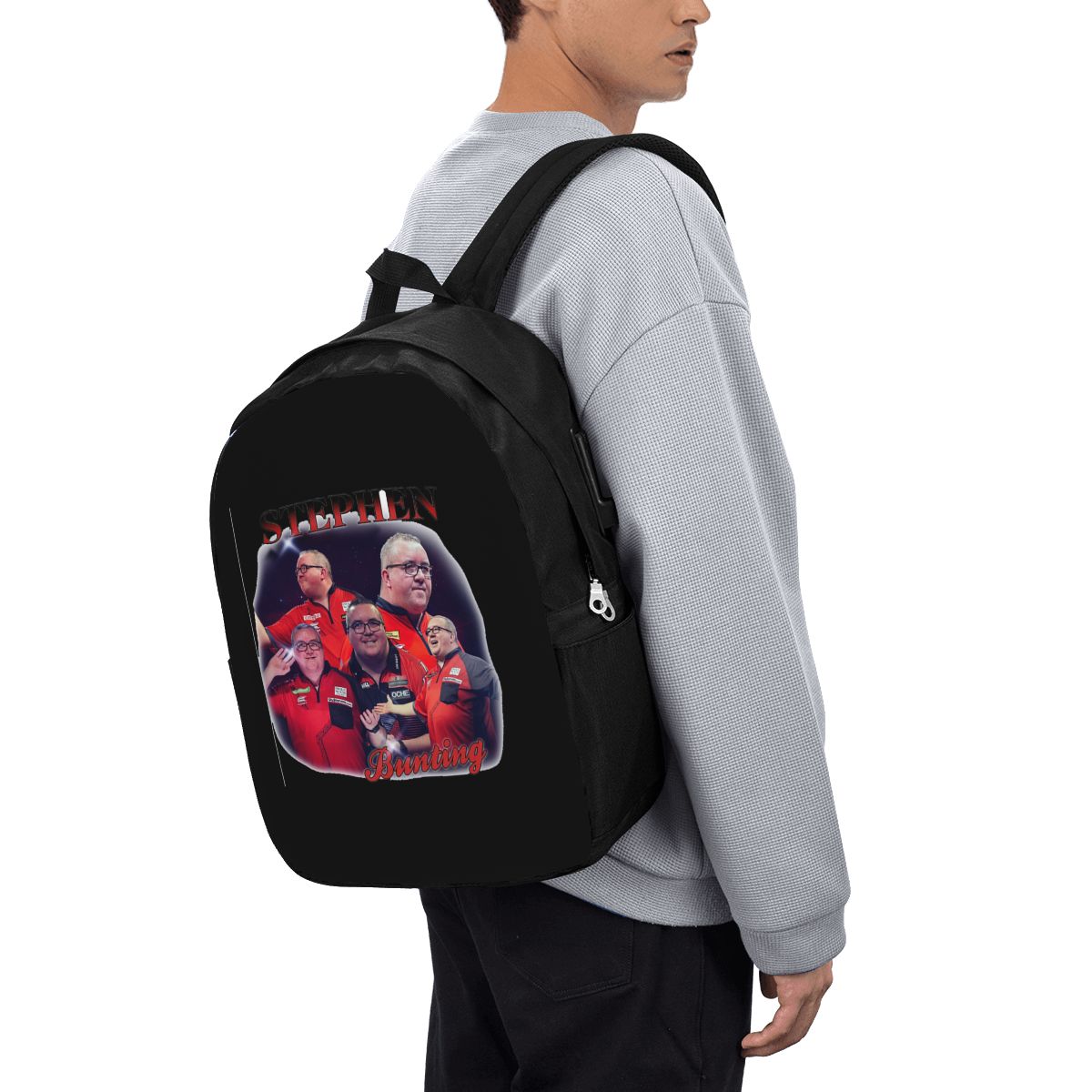 Laptop Bag - Mochila Stephen Bunting Bootleg para Viagem,
