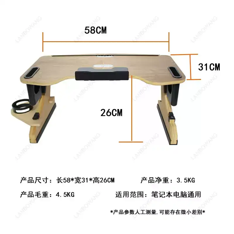 Laptop Stand - Mesa de colo dobrável em liga