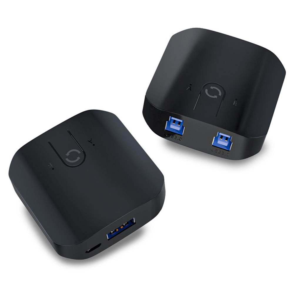 Laptop Mouse - Dual USB 2.0 KVM Switch Box,
