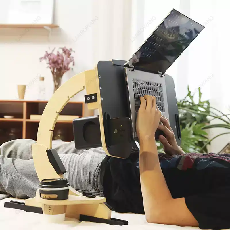 Mesa de colo dobrável em liga  - Laptop Stand avaliação e preço