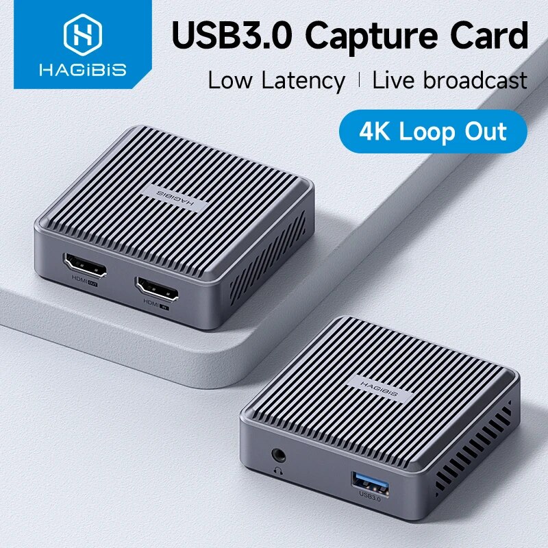 Hagibis 4k hdmi-placa de captu - Hdmi Cable avaliação e preço