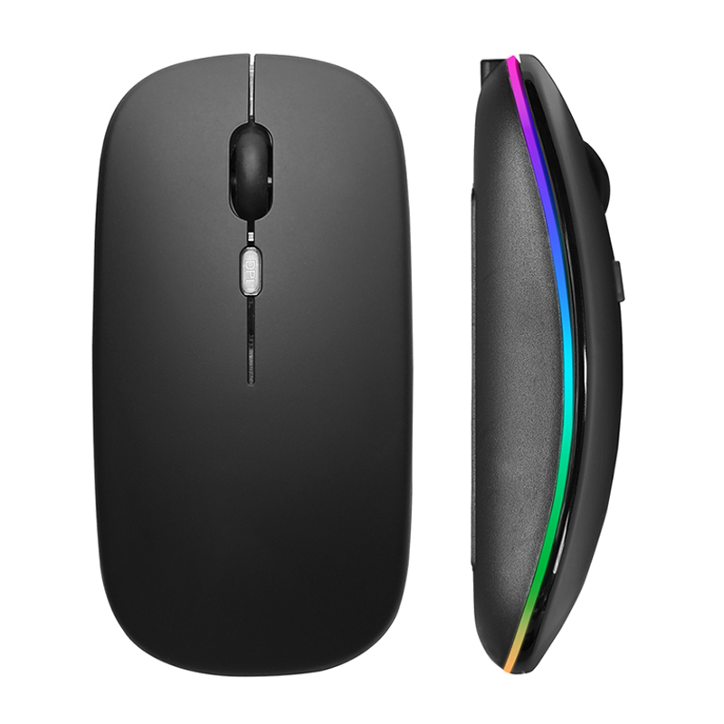 Mouse sem fio rgb recarregável - Laptop Mouse avaliação e preço
