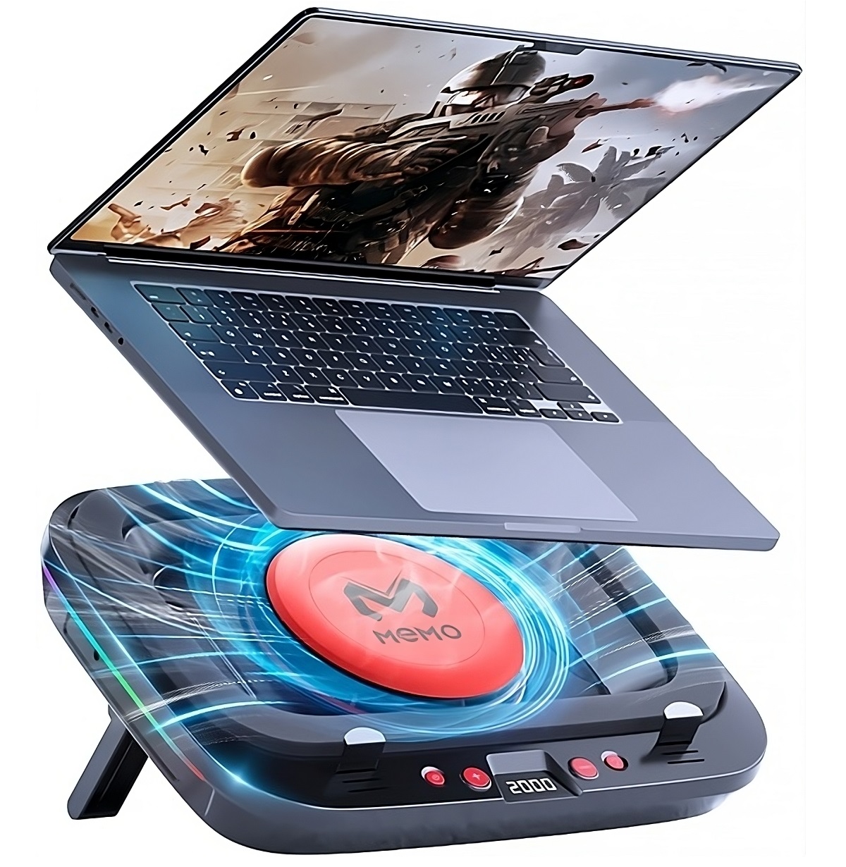 Refrigerador de laptop Memo co - Laptop Cooling Pad avaliação e preço