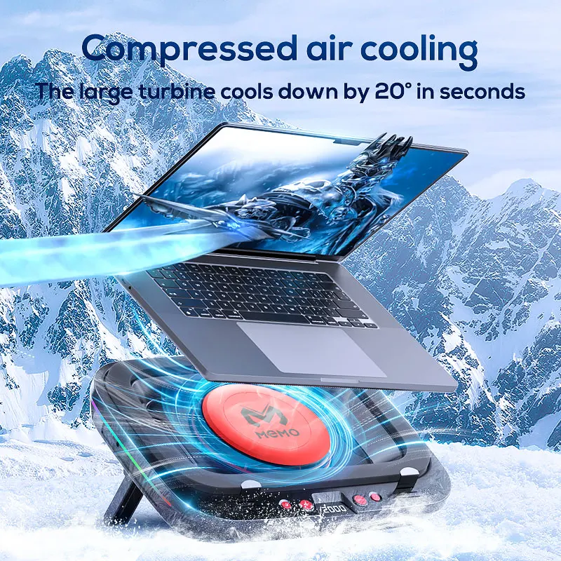 Refrigerador de laptop Memo co - Laptop Cooling Pad avaliação e preço