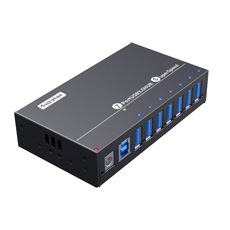 Hub USB Sipolar A-173 de 7 Por - Usb Hub avaliação e preço