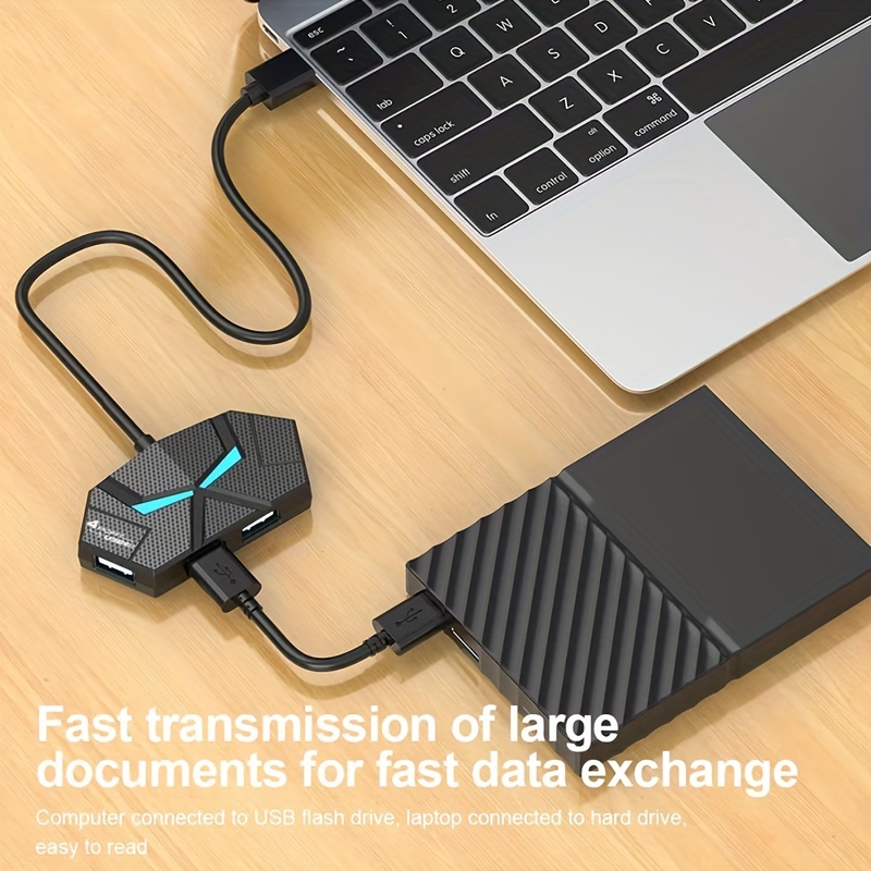 Hub USB de 4/7 Portas com Luz  - Usb C Hub avaliação e preço